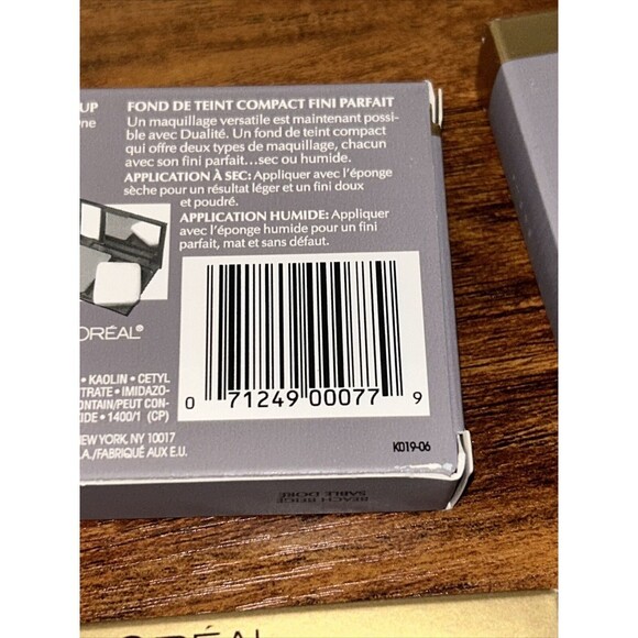 3x L'oreal Powder Foundation Dualite Perfectly Flawless, Beach Beige, 0.34 Oz - Picture 7 of 7